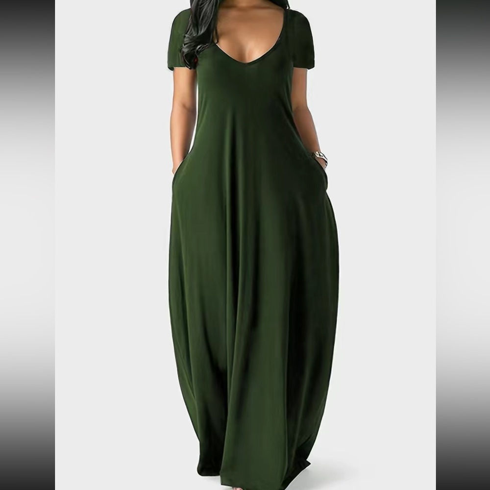 Boho side pockets comfy maxi dress - Picture 14 of 16